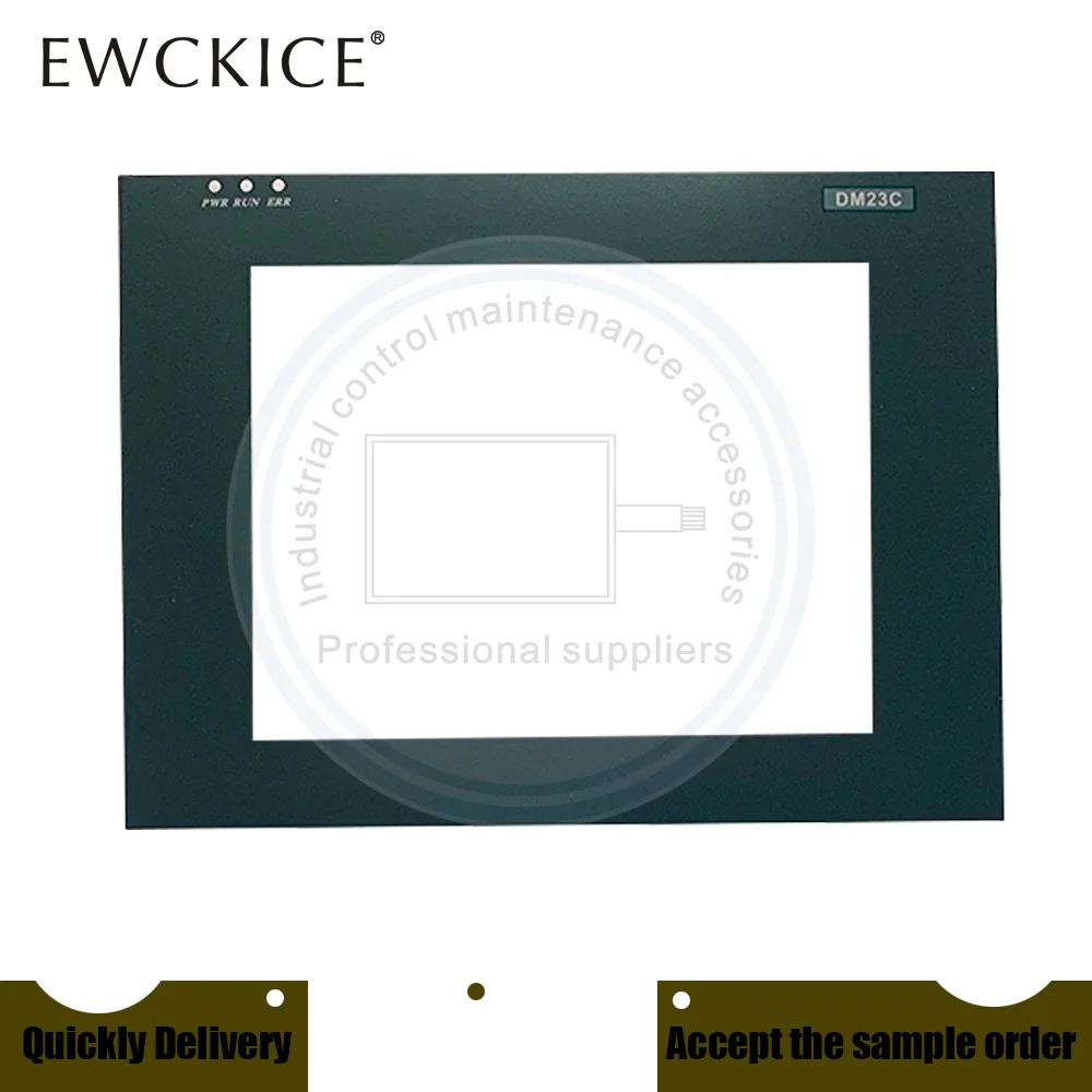 Новый сенсорный экран DM23C I.DM23C.001 H.DM23C.001 DM23C HMI PLC и передняя сенсорная панель с этикеткой и передняя этикетка