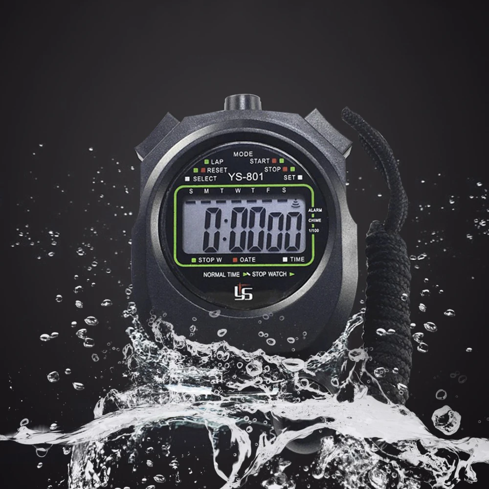 

Waterproof Sports Referee Stopwatch Timer Fitness Running Track And Field Training Stopwatch