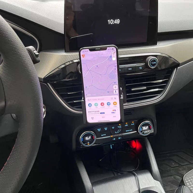 2019-2021 Ford focus mk4 ST/stline special mobile phone bracket does not affect the air conditioner outlet rotation auto parts