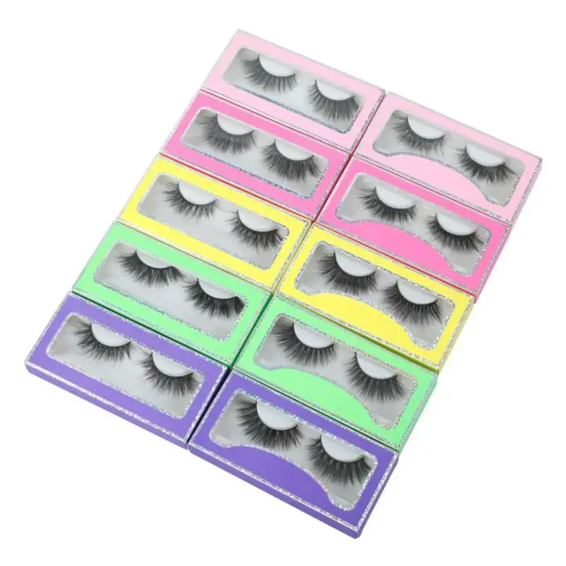 eyelash package lash package bulk wholesale 25mm mink eyelash box eyelash boxes with logo Custom packaging paper lash box