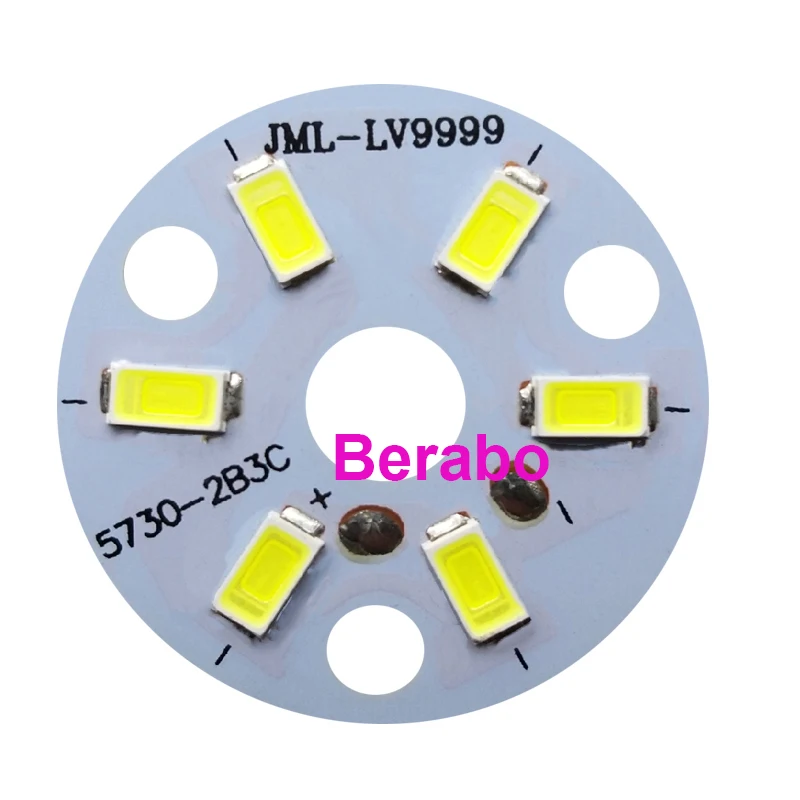 5 Stück SMD5730 LED-Lampenperlen 3W6W9W12W 18W36W Helligkeits-Lichtplatinen für LED-Lampen und LED-Downlights Zubehör – Detail 7