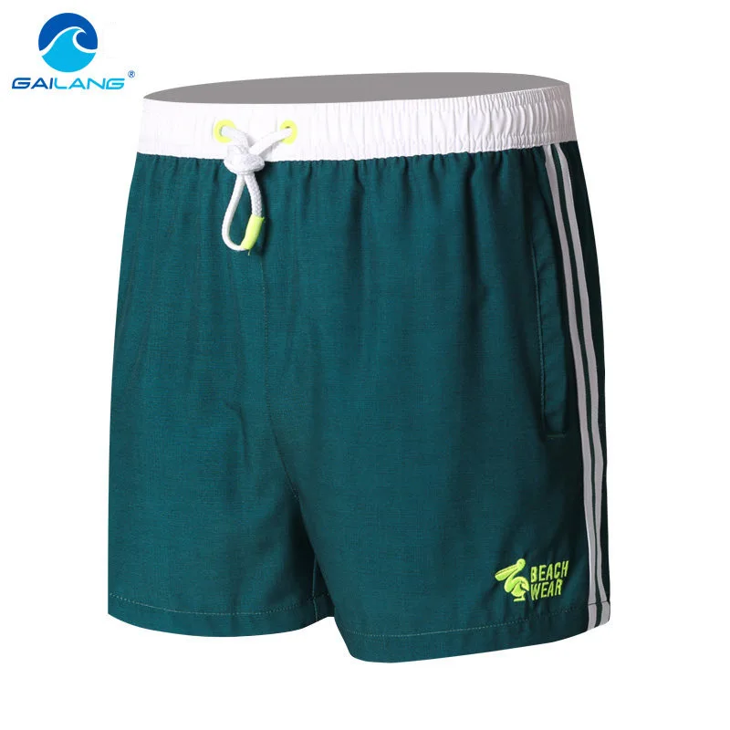 Gailang Brand Summer Mens Casual Beach Shorts Polyester Quick Dry Boardshorts Men Gay Bermuda Big Size XXXL Swimwear Swimsuits