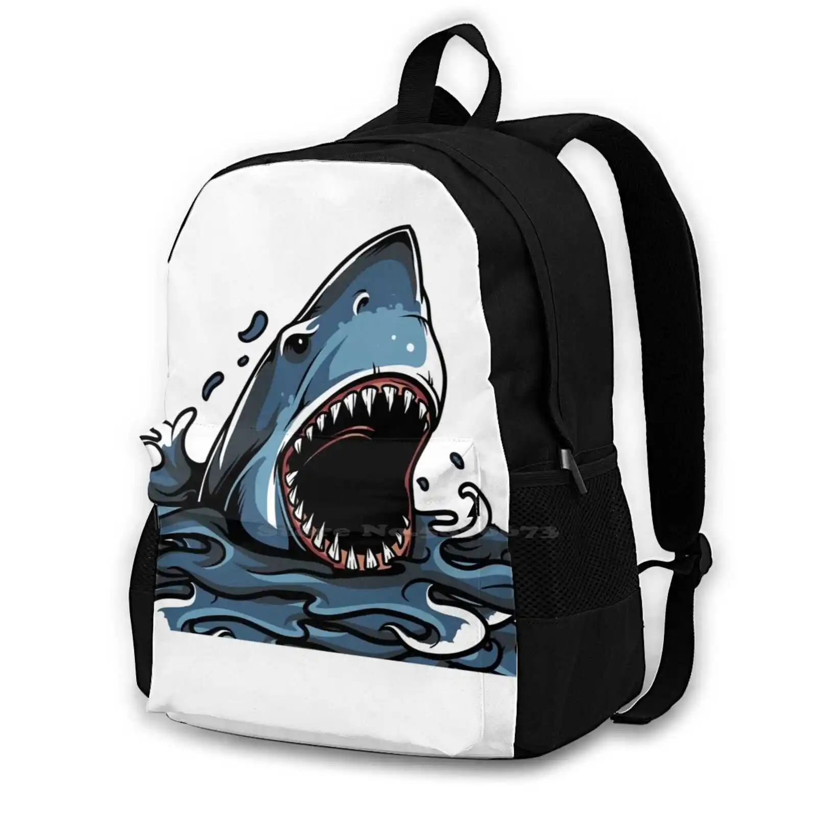 

White Shark Bag Backpack For Men Women Girls Teenage Labama Chestnut Toomers Corner Brown Alabama Corner Toomerts War Eagle