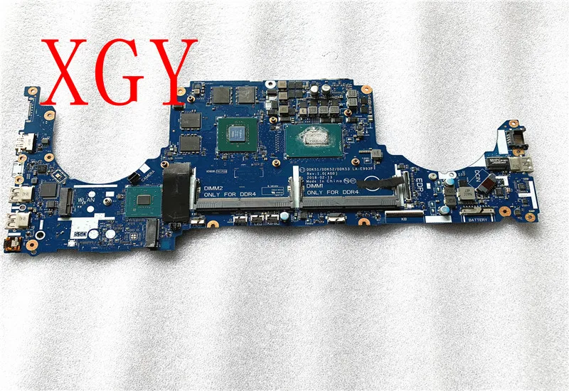 Original For DELL g5 5587 Laptop Motherboard LA-E993P 0V4NFF 0KTVPD i5-8300H I7-8750H GTX1050TI-4GB 100% Test Ok