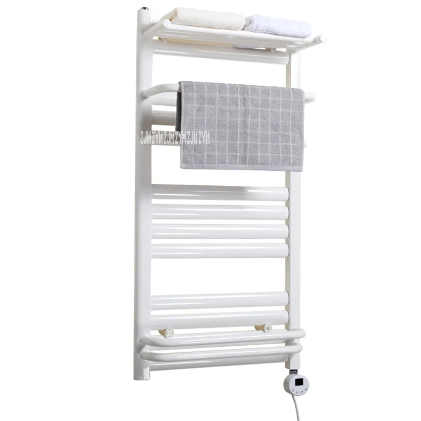 QSBL-01 Towel Warmer Low-Carbon Steel Heated Towel Rail Constant Temperature Electric Heating Drying Towel Rack 110V/220V