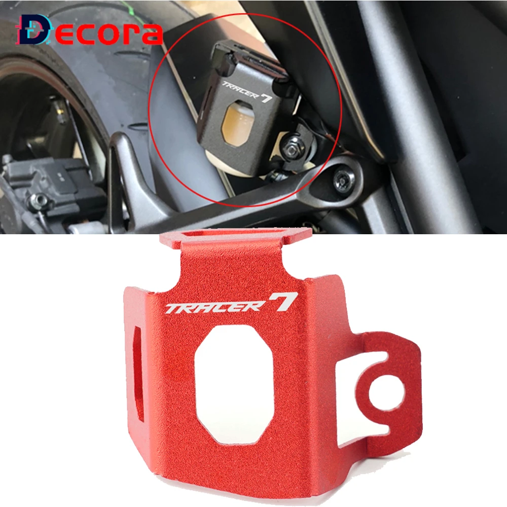 

For Yamaha TRACER 7 /7GT Newest Motorcycle Accessories CNC Aluminum Rear Brake Fluid Cylinder Cover Oil Tank Protection