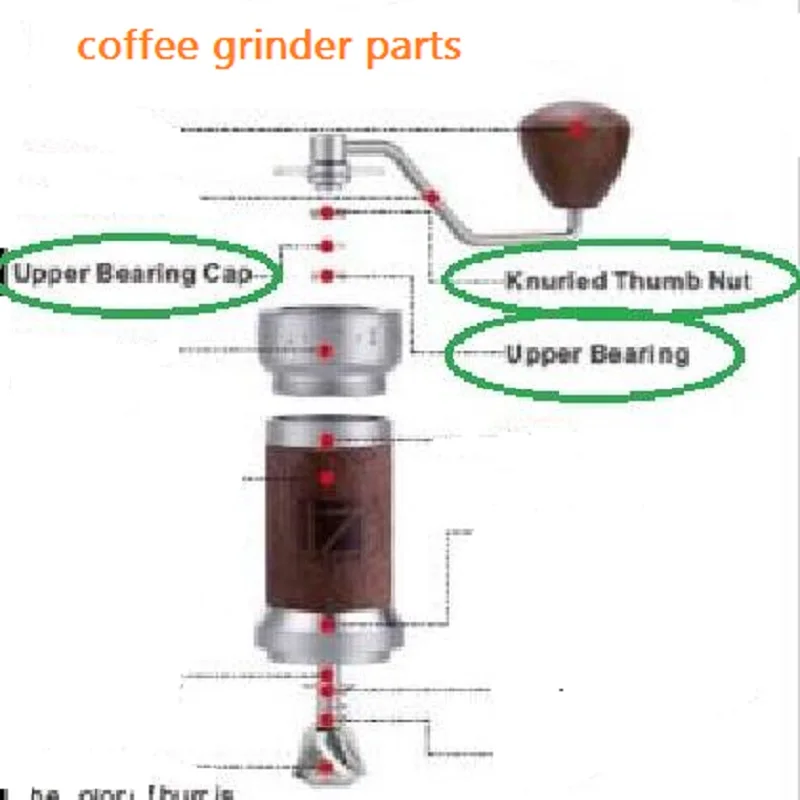 Coffee Bean Grinder Acessórios, 1ZPRESSO, Área Peças