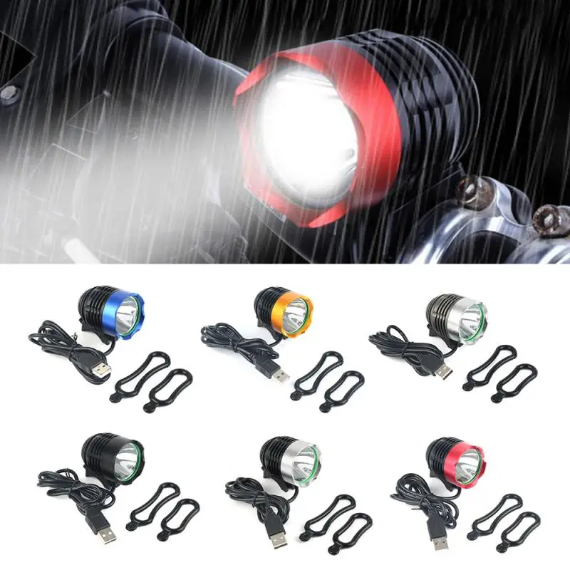 LED Bicycle Lights 1200LM USB Rechargeable HeadLight Bike Front Light Powerful Cycling Flashlight Lantern Bicycle Accessories