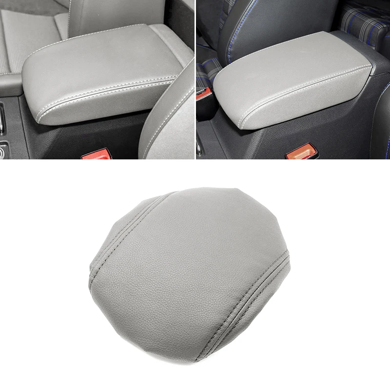 

Чехол на подлокотник из искусственной кожи с губкой для VW Golf 7 2014 2015 2016 2017 2018, внутренняя отделка подлокотника с центральным управлением
