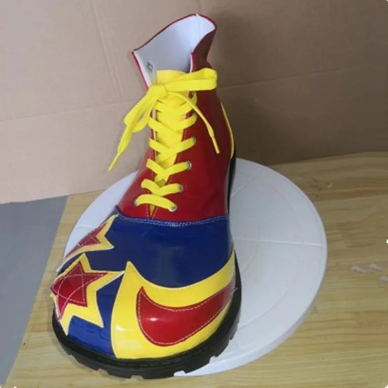 34ซม.Big ToeตลกClownรองเท้าหลายสีJokerคอสเพลย์ฮาโลวีนCarnivalเสื้อผ้าFavors Party Stage Performance