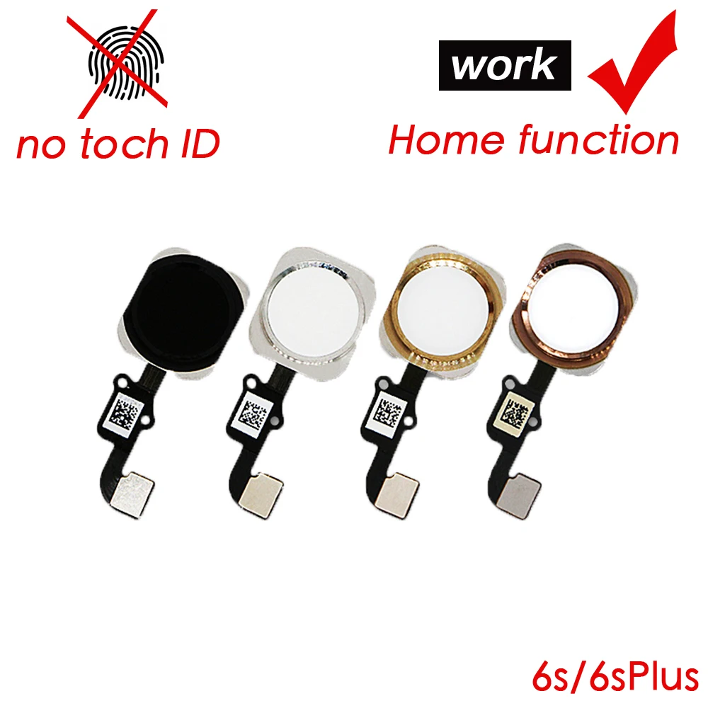 Home Button Key Flex Cable For iPhone 5s 6 6Plus 6s 6sPlus Homebutton Replacement Part