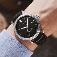 2022 New OCHSTIN Man Watch Leather Strap Mens Watches Top Brand Luxury Waterproof Bussiness Chronographmen's Fashion Male Clock