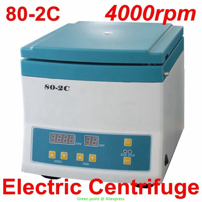 

AC110V/220V 80-2C Desktop Lower-Speed Electric Centrifuge Medical Laboratory Centrifuge 4000rpm Large Capacity With CE 12 X 20ml