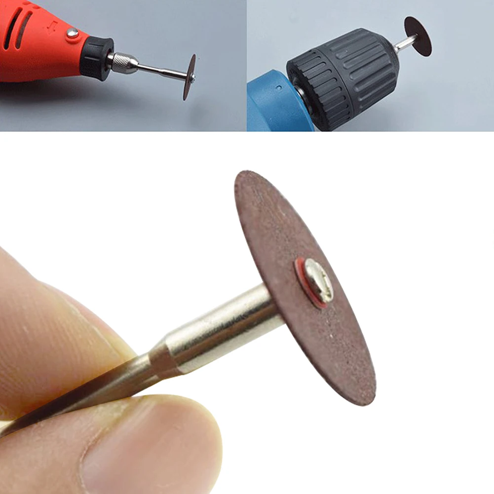 36Pcs 24mm mola in resina bulloni in metallo vite taglio disco circolare lama per sega per utensile rotante