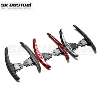 SK özel BMW için F36 F21 F22 F32 F30 F02 F80 F11 serisi F20 F23 F10 F12 F26 F15 M3 M4 M5 M6 karbon Fiber direksiyon Shifter