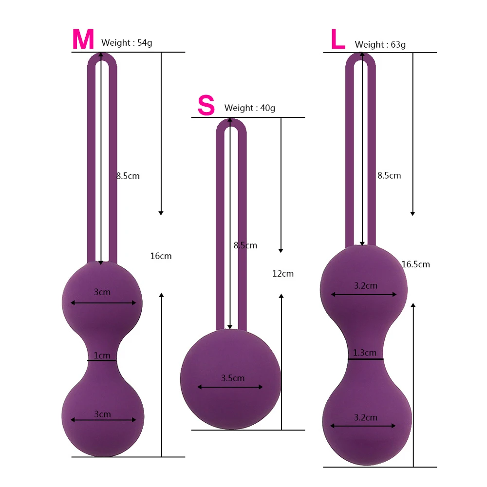 Silicone Vibrator Kegel Balls Smart Ben Wa Balls Vagina Tighten Exerciser Trainer Sex Toy For Women Chinese Vaginal Geisha Ball