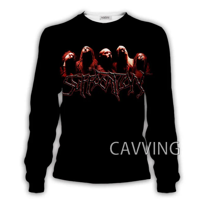 CAVVING-Sudadera con estampado 3D de asfixia para hombre y mujer, jersey de cuello redondo, estilo Harajuku, manga larga