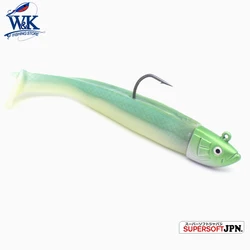 Minnow Lure T140 Kit 45g 12 cm Soft Bait for Zander Pike Fishing Lure Double Color Poured Vinyl Lure Two pcs Soft Lures Set