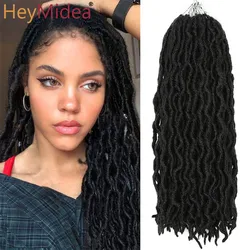 Wavy Gypsy Locs Ombre Crochet Hair  12-18