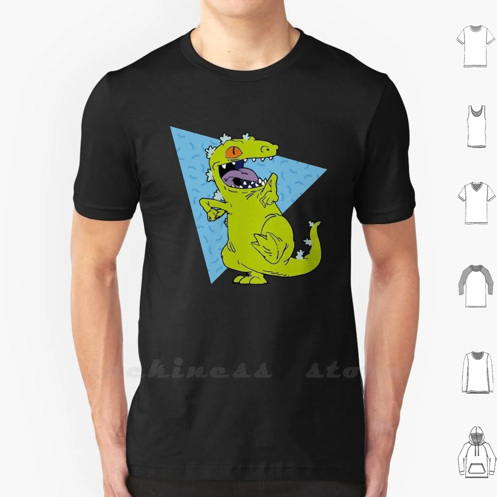 

Reptar Shirt T Shirt Big Size Reptar Dinosaur T Rex Cartoon Green Nostalgia Nostalgic Animated 90s