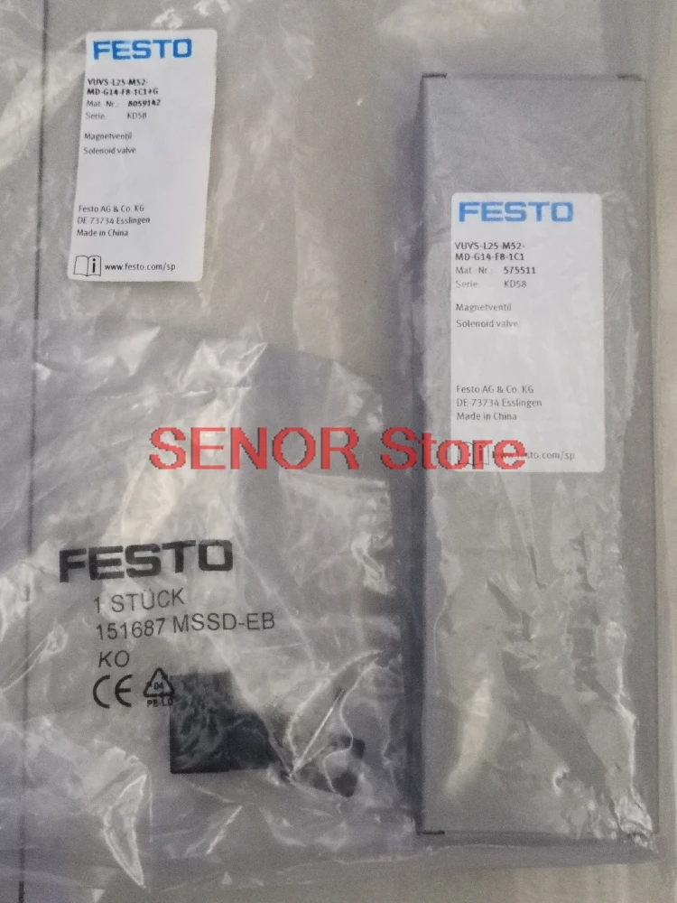 

Original two-position five-way single electric control solenoid valve VUVS-L25-M52-MD-G14-F8-1C1+G