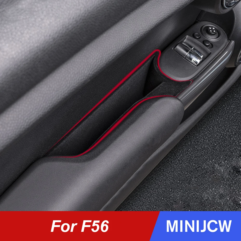 2pcs Car Auto Door Storage Box Case Holder Storage Barrel For Mini Cooper One S JCW F56 Hatchback Car Accessories