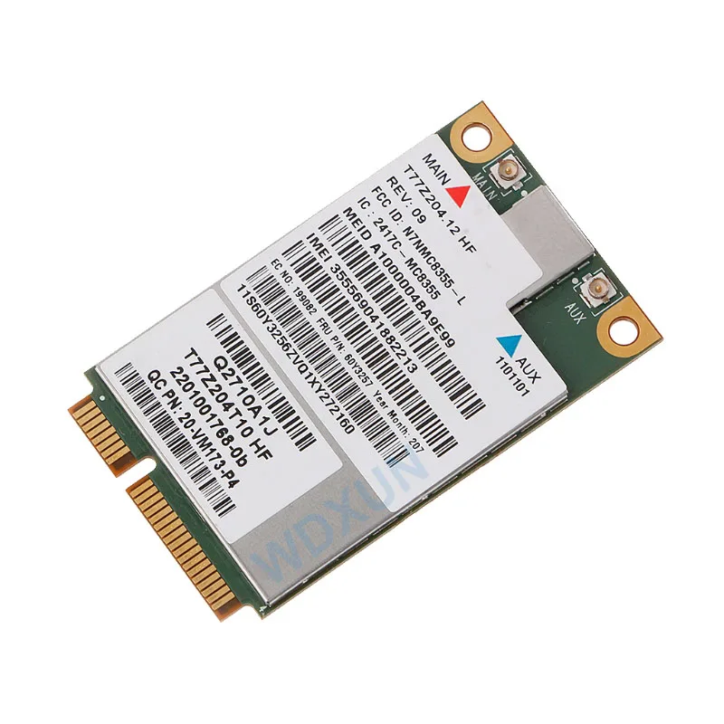 GOBI3000 60Y3257 gobi3000 mc8355 3g placa de segunda guerra mundial com gps para lenovo thinkpad w530 x230 t420 x220