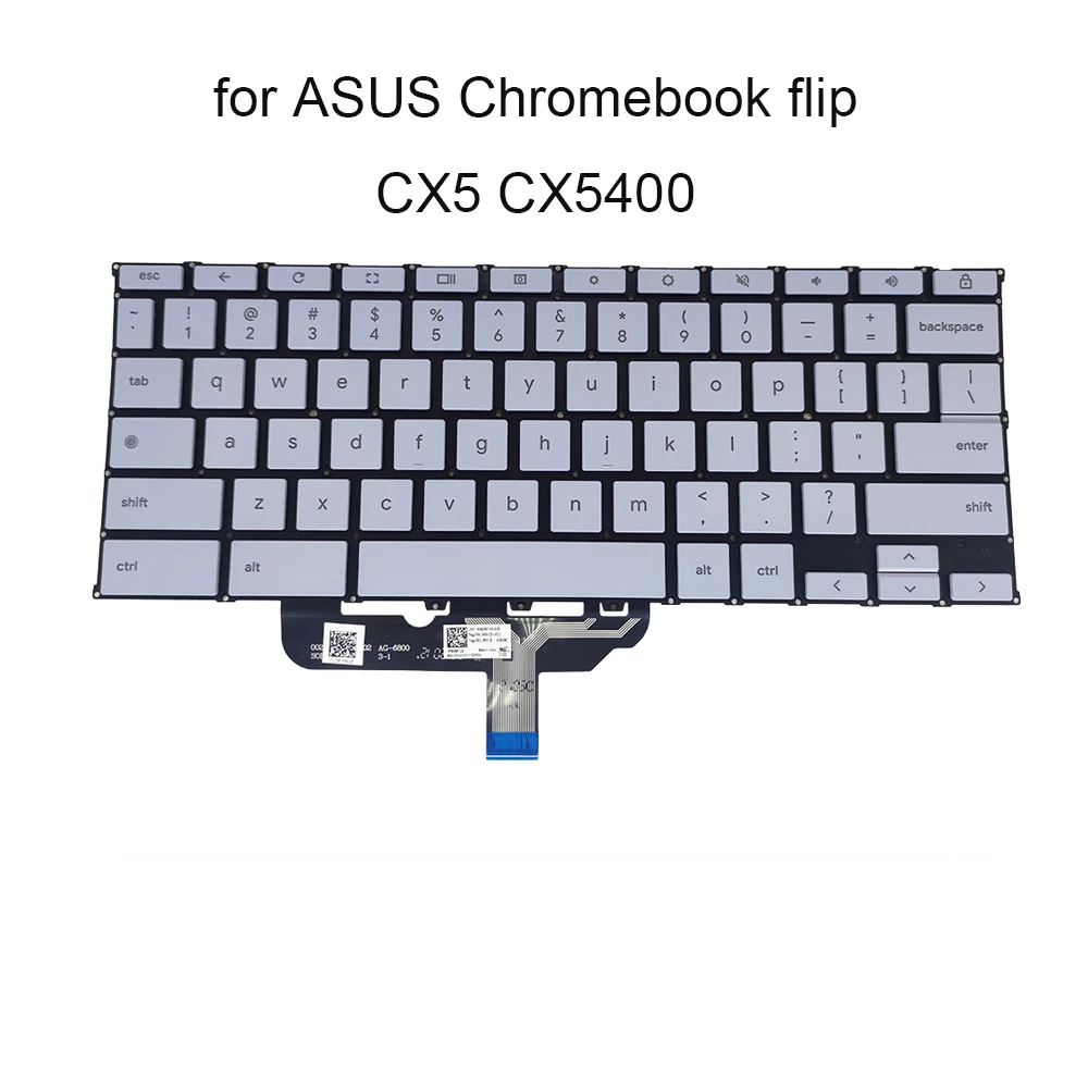 

English Computers Backlit Keyboard For ASUS Chromebook Flip CX5400 CX5400FMA US Notebook PC Keyboards New 0KN1-D51US12 ASM2087