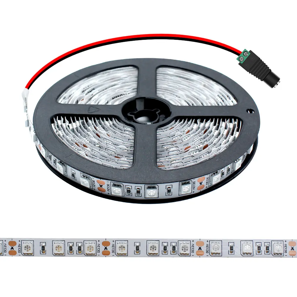 Imagem -03 - Luz Preta uv Ultravioleta Smd5050 12v 60leds Mtr da Tira do Diodo Emissor de Luz Smd5050 da Luz 365nm 380nm 395nm para a Cura uv Validação da Moeda a