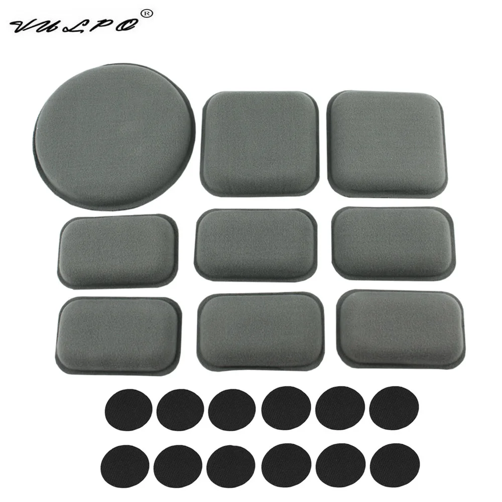 VULPO Helmet Accessories Tactical Helmet Protective Pad Replacement Pads Set  Foam Soft Cushion For FAST/MICH/ACH Helmet