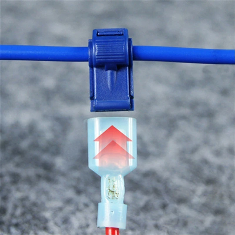 20/40/50Pcs connettori per cavi elettrici rapidi connettore a filo a crimpare terminale a scatto connettore elettrico impermeabile