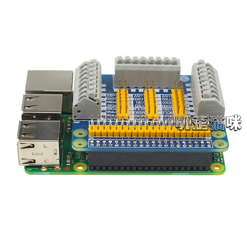 DIY Replacement 40-Pin GPIO Multifunctional Extension Board Kit For Raspberry Pi 3B/3B+/4B