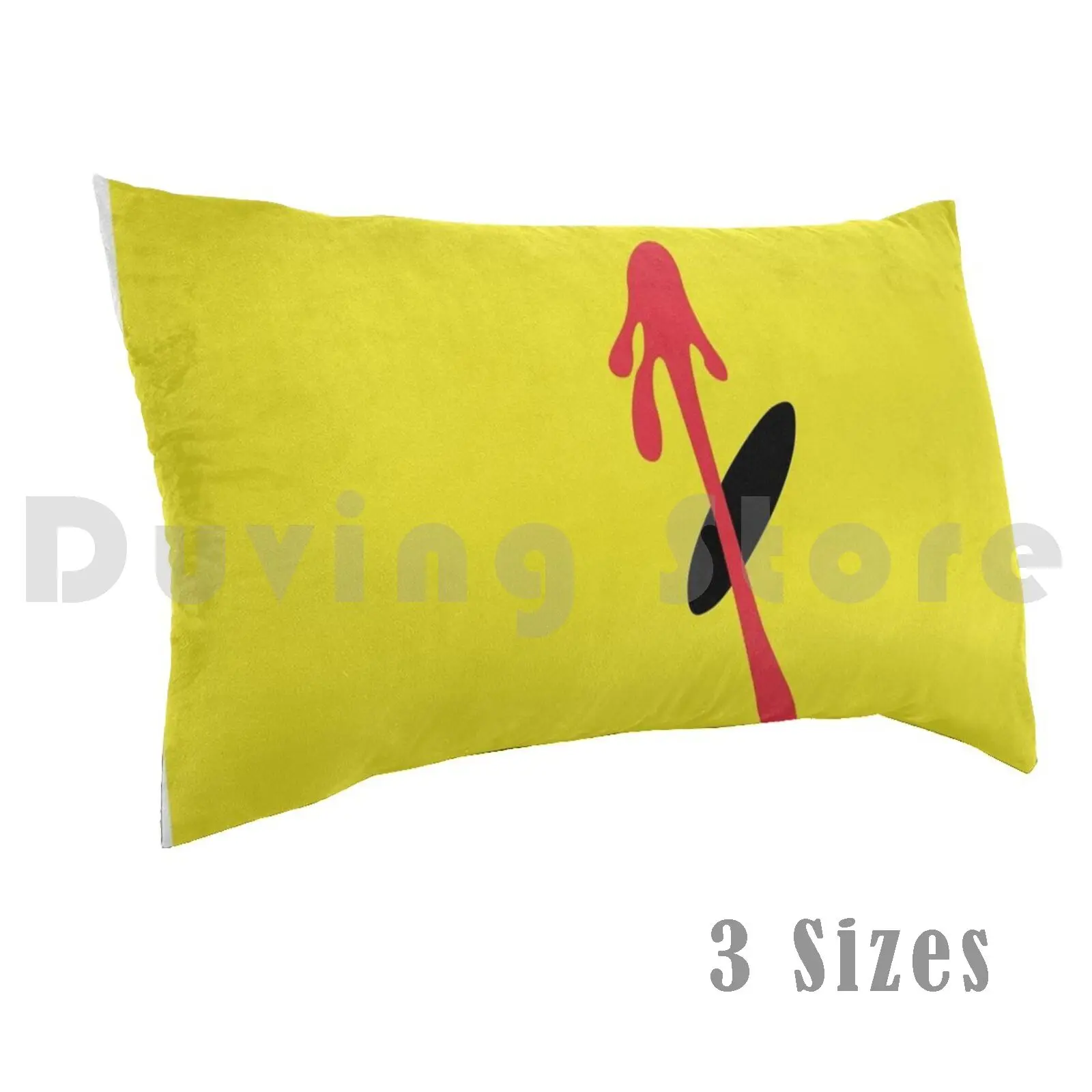 Watchmen Eye Logo Pillow Case 20*30 Inch Watchmen Eye Blood Logo Yellow Comic Graphic Novel Moore Gibbons