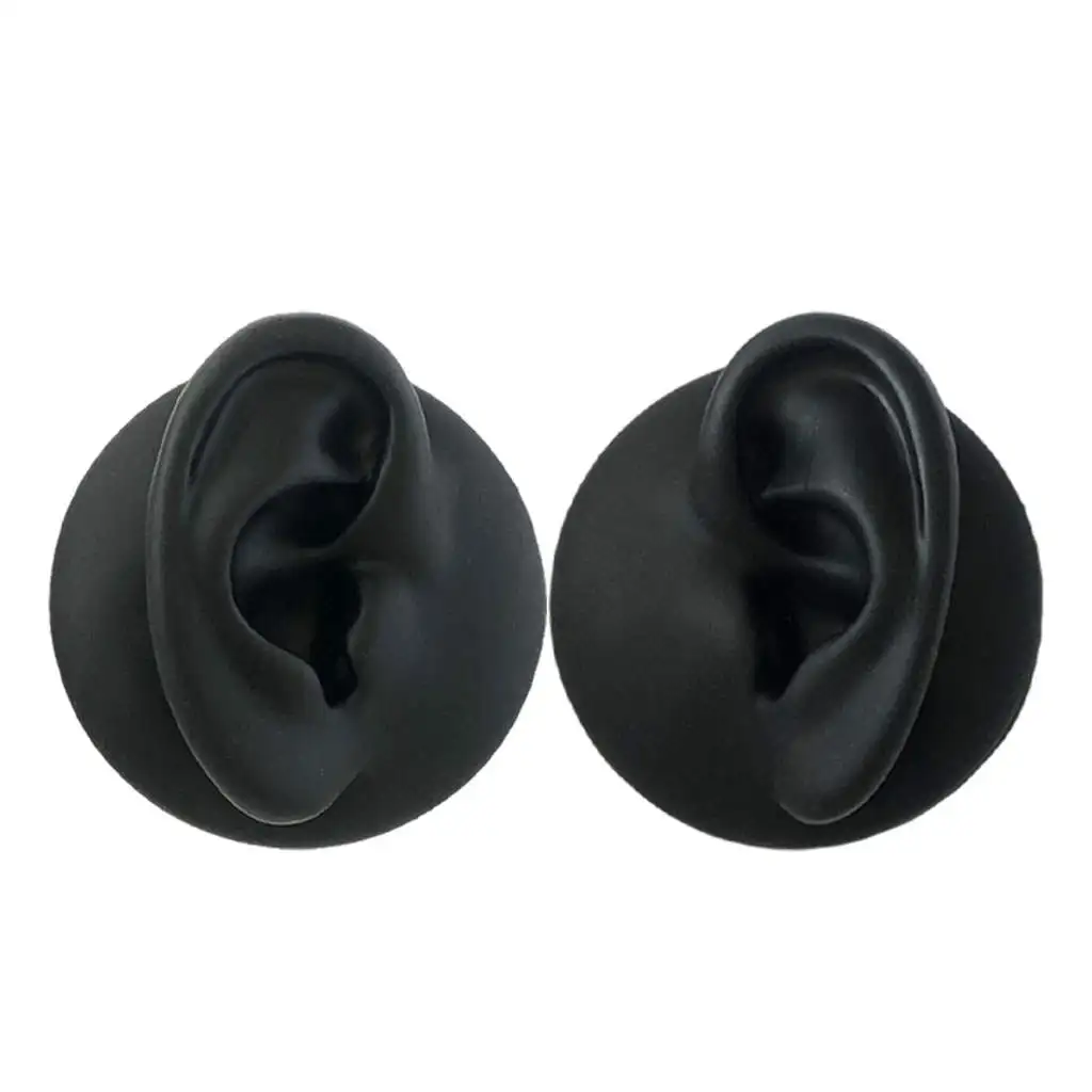 Simulation Ear Model Silicone Hearing Supplies Smooth Flexible Practice Piercings Relaxing Props for Jewelry Display Ear Massage