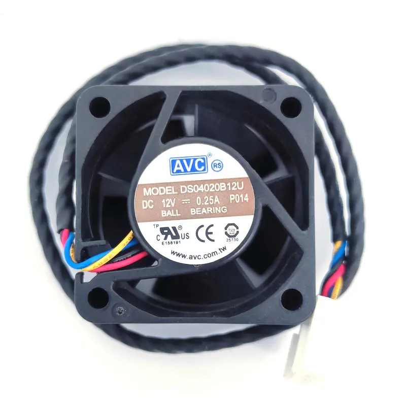 

New Original AVC DS04020B12U DC12V 0.25A 40*40*20MM 4CM speed cooling fan