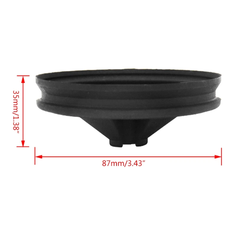 Silicone Waste Disposer Anti Splashing Cover for InSinkErator Kitchen Sink Drain Strainer 80mm