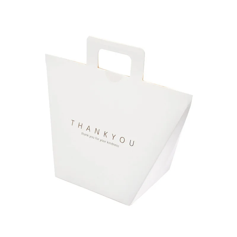 20 قطعة/الوحدة جديد كبير البني والأبيض وسادة صندوق ميرسي الشريط القوس الحاضر الكرتون الحقيبة كرافت صندوق هدية DIY بها بنفسك صناديق حفل زفاف التموين #3