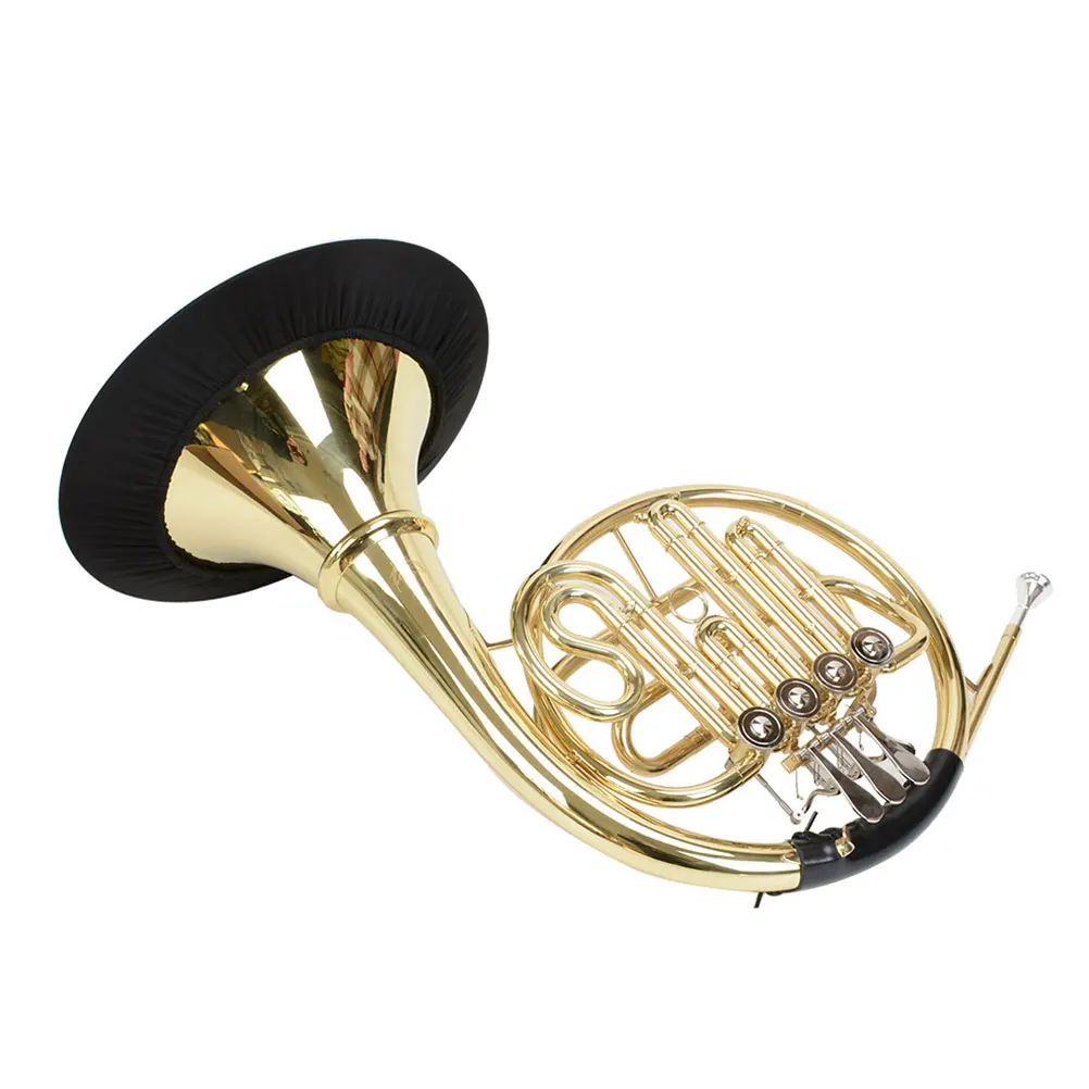 Trombone Horn Cover Musical Instrument Bell Dust-proof Cover Muffler Accessory for Trombone Saxophone Tuba Brass Instrument