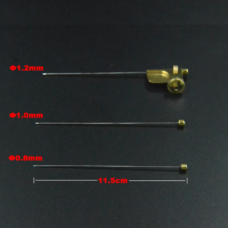 Contemplator 3 Sizes Needles Attachment Tube Fly Adapter Fly Fishing Widgets 1set Tapered Needle Tube Brass Fly Tying Tools