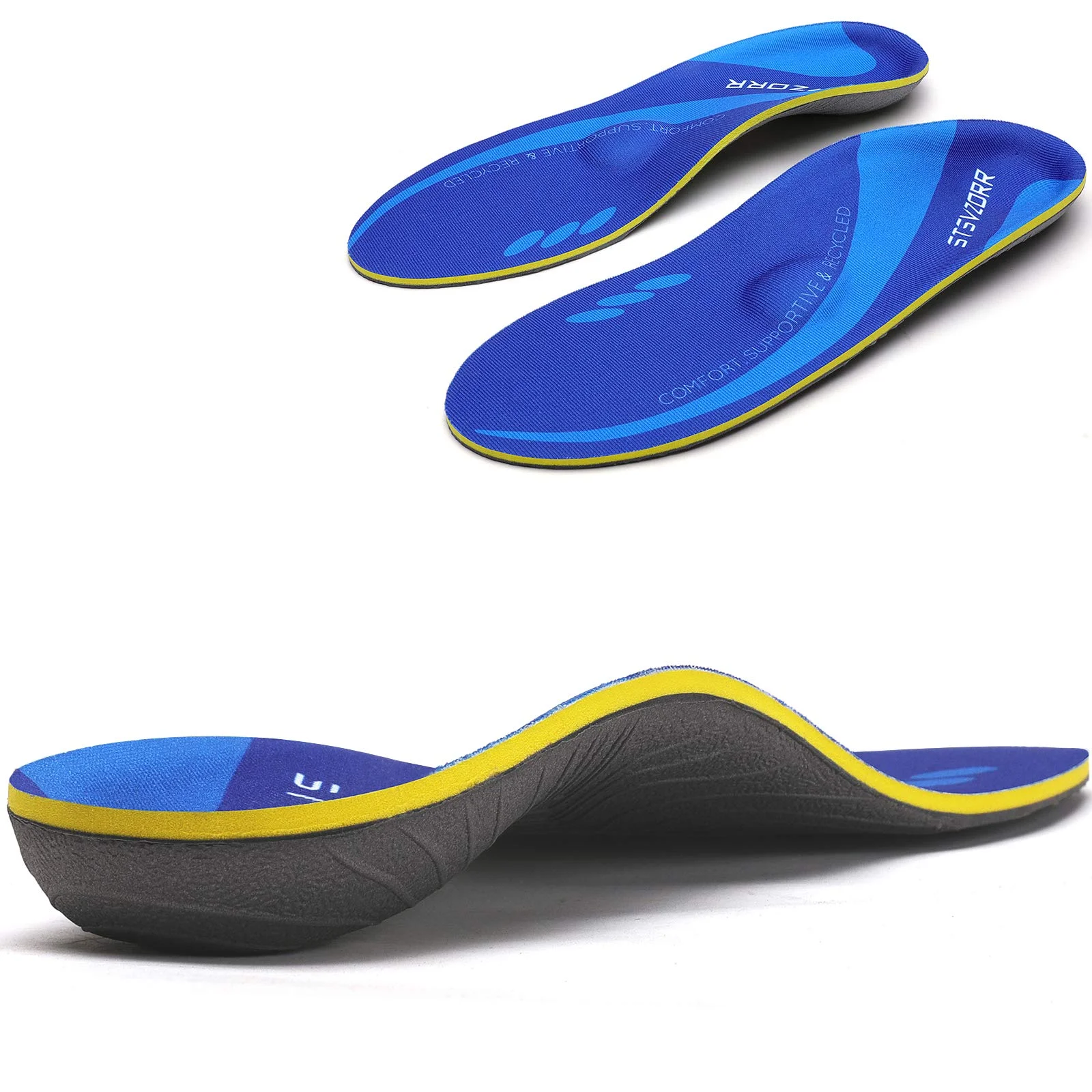 Fußgewölbestütze für Mittelfußknochen, orthopädische Einlage bei Plantarfasziitis, orthopädische Einlagen für Plattfüße, Fersenkissen für Sportschuhe. – Detail 23