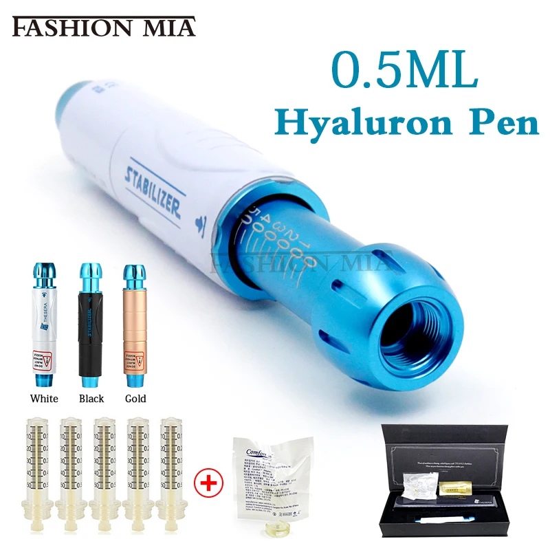 

0.5ml Noninvasive Nebulizer Hyaluronique Pen lip filler injection Gun No-Needle Mesotherapy Hyaluronic Acid Massage Atomizer