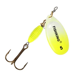 Metal Fishing Lure 4g 4.8g 7g 10g 14g Spinner Bait High Quality Hard Baits Spinners With Treble Hook Fishing Tackle For Pike