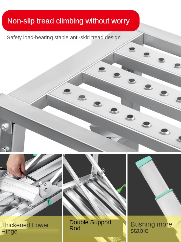 Folding Horse Stool Scaffolding Lifting Decoration Special Thickening Shelf Construction Engineering Ladder Scraping Putty Stirr