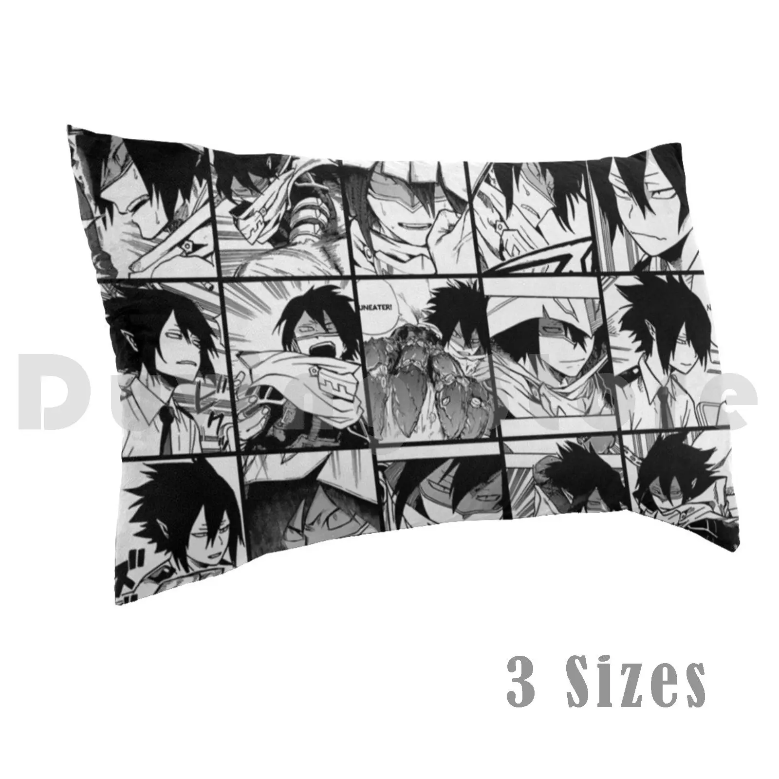 Tamaki Amajiki Collage ( Black And White Version ) Pillow Case DIY 50*70 Tamaki Amajiki Suneater Cute Purple