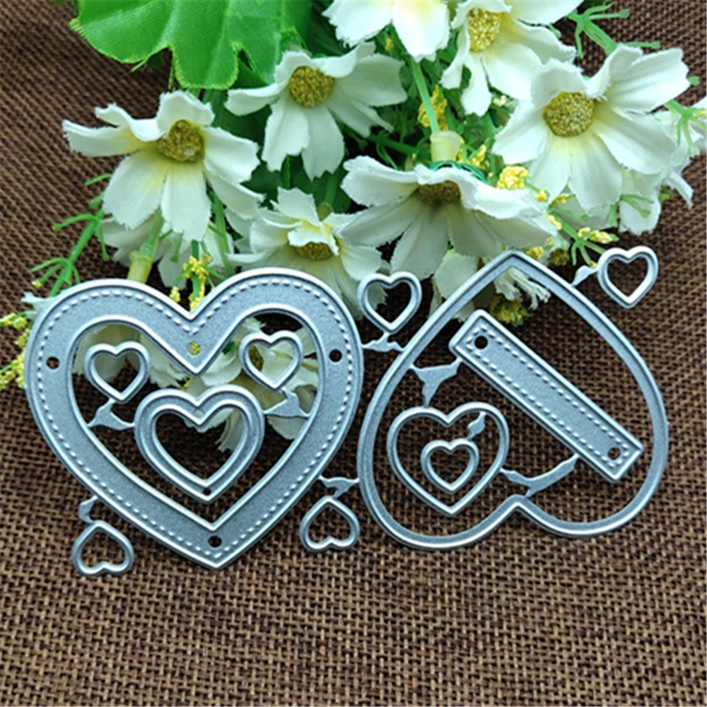 love album Shaker Metal Cutting Dies Stencil Scrapbooking Photo Album Card Paper Embossing Craft DIY