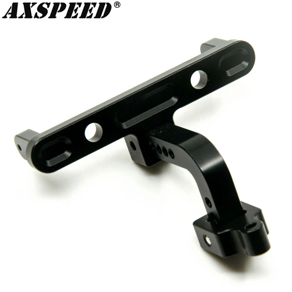 AXSPEED CNC Metal Trailer Tow Hook Adjustable Drop Hitch Receiver for 1/10 RC Crawler Car Axial SCX10 Upgrade Accessories