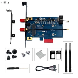 PCI-E WiFi Adapter PCIE Wifi Bluetooth Adapter Mini PCI Express to PCIE X1 Network Card for Mini PCI E Wifi 3G/4G/LTE + SIM Slot