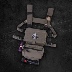 Parche táctico MOLLE para casco y equipamiento militar