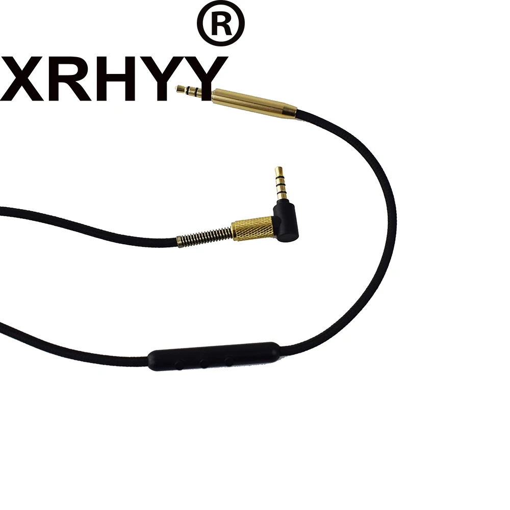 XRHYY-Cable de repuesto con micrófono para auriculares Bang & Olufsen B & O H7 H8 H6 H9 Denon MM400 MSR7 SR5 studio2.0 SHB8800 SHB9500