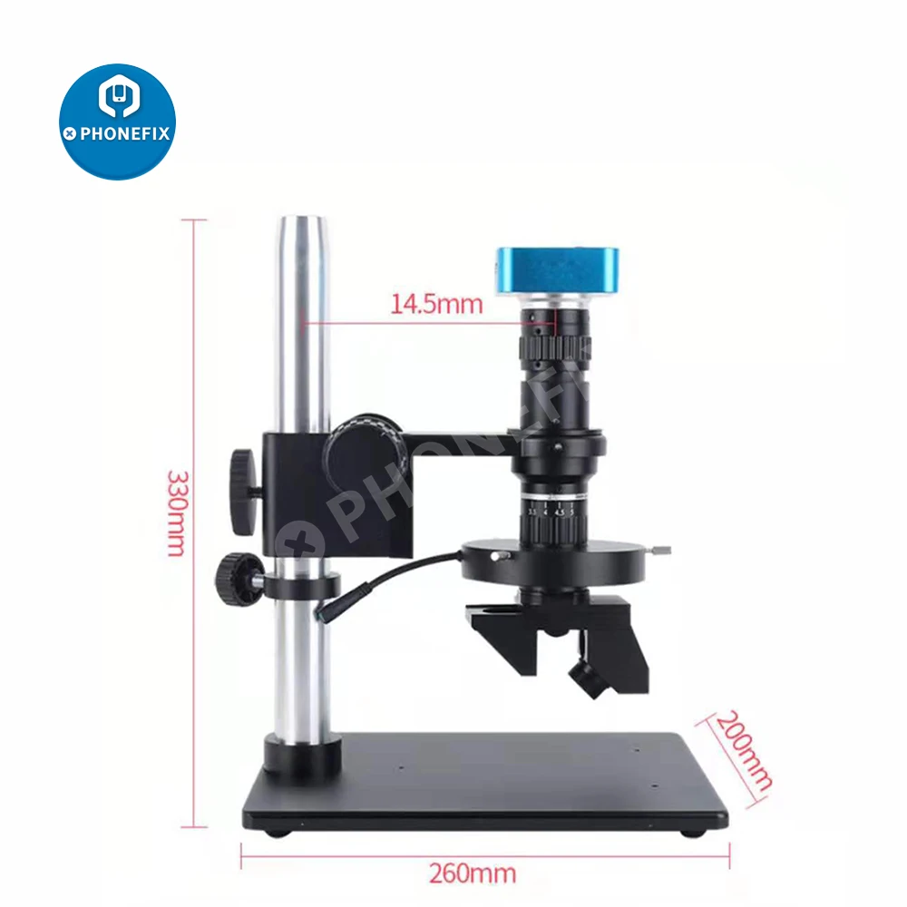 3D Intelligent Digital Microscope With 21MP HDMI Video Camera HDMI 3D Digital Video Microscope Industrial Testing Instrument